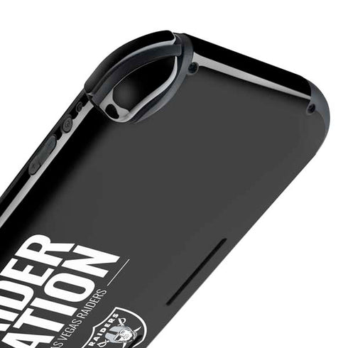 NFL Las Vegas Raiders Team Motto Nintendo Switch Lite Skin